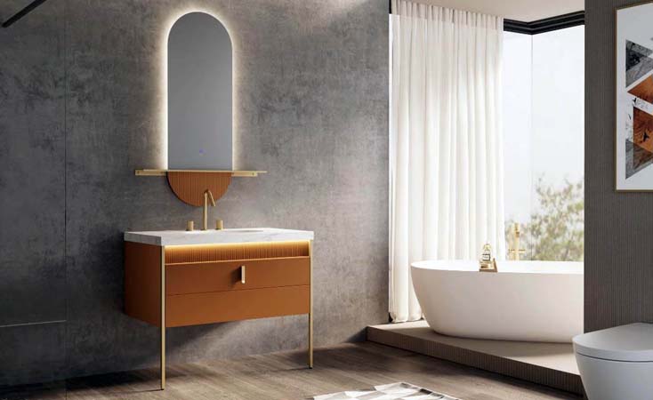 2022 Modern Bathroom Vanities with Top - SUNRISE