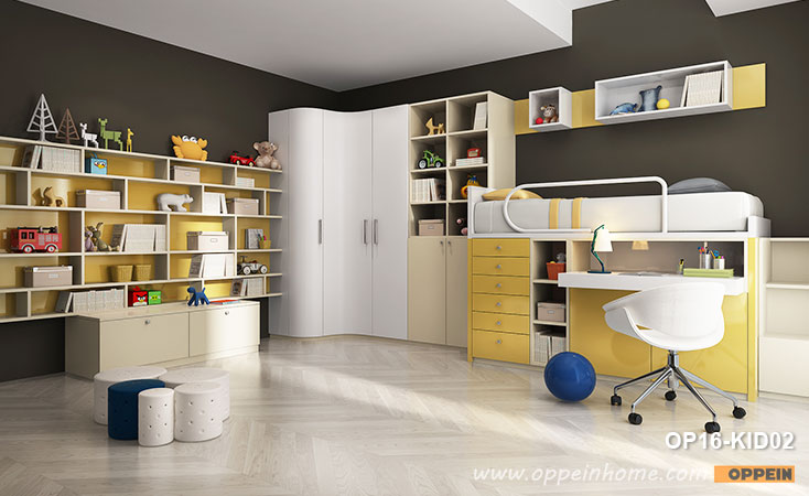 Lively and Energetic Bedroom for 10 Years Old Boy OP16-KID02