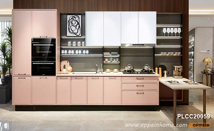 Modern Minimalist Fitted Kitchen Cabinet PLCC20059