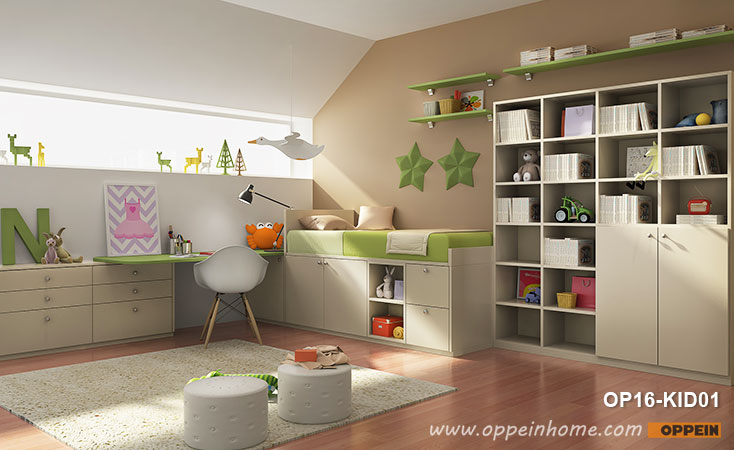 Natural and Alive Style Bedroom for 5 Years Old Boy OP16-KID01