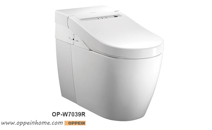 Two Channel Pipe Strong Water-saving Smart Toilet OP-W7039R