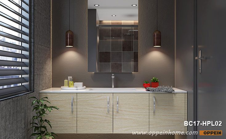 PVC Wall Mounted Bathroom Cabinet BC17-HPL02