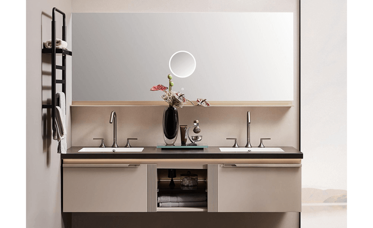2023 Mirrored Bathroom Vanity with Sink